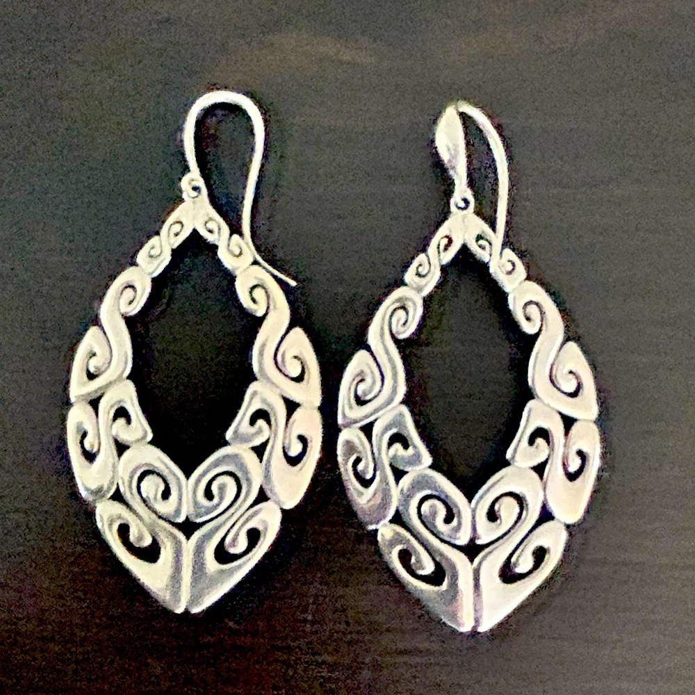 Museum Treasure ~ Intricate Silver Filigree Earrings